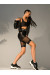 Шорты Vergo Hardy Black Leather